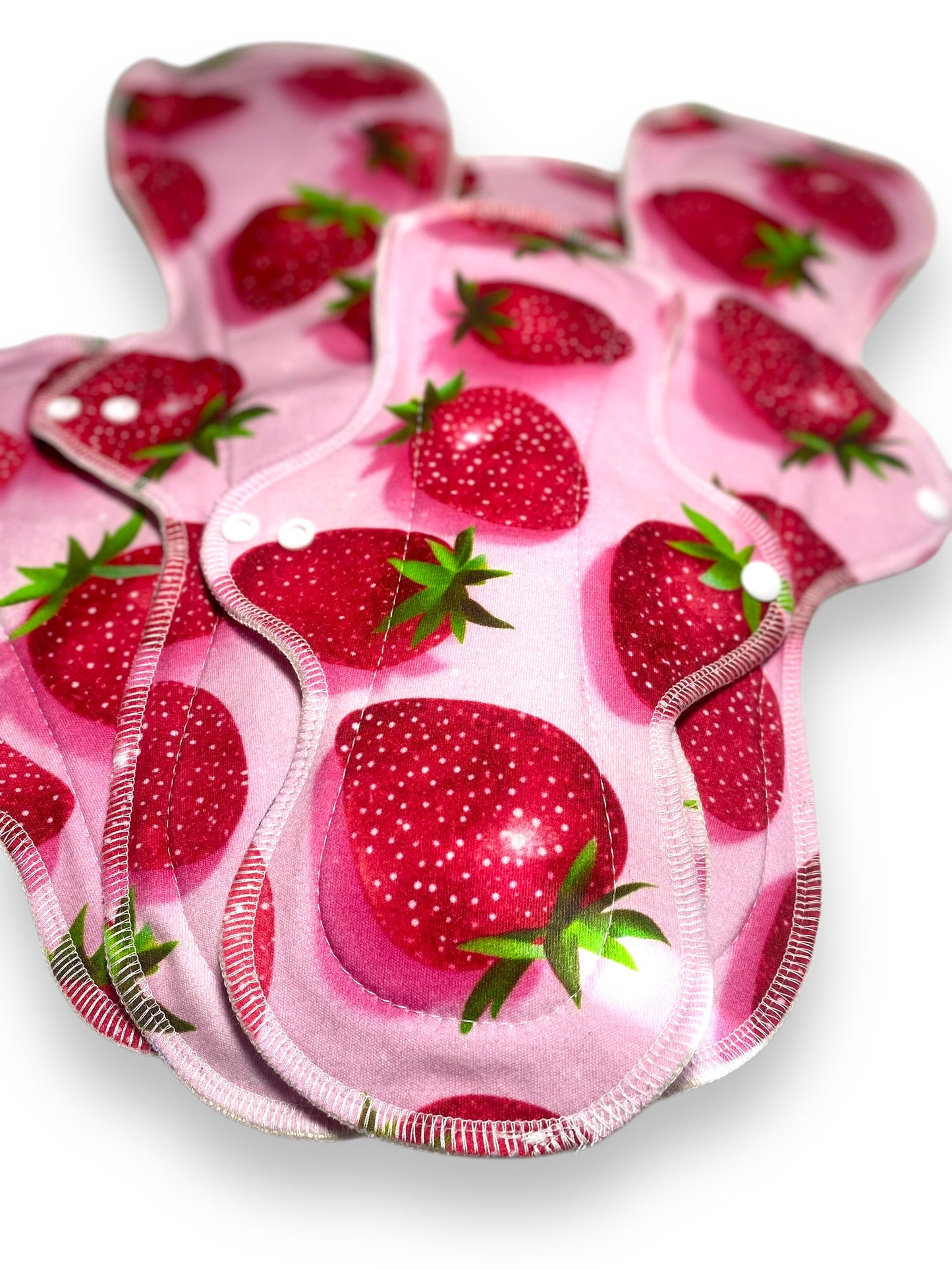 Organic Cotton Pads - Strawberry
